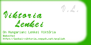viktoria lenkei business card